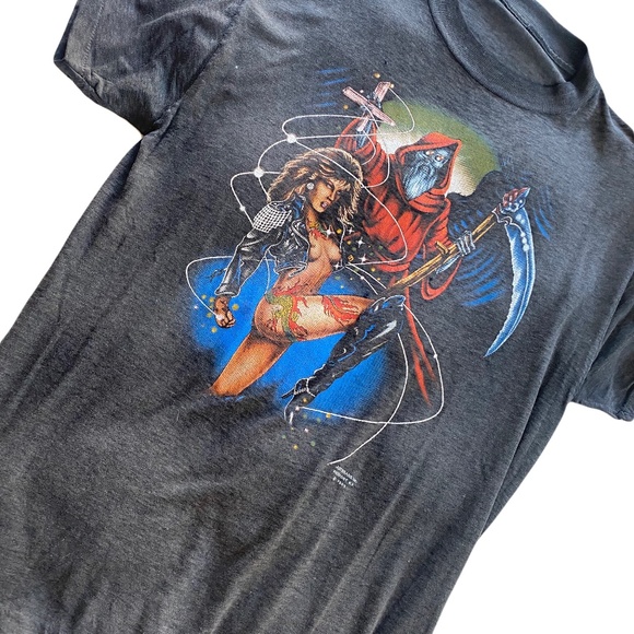 Vintage 1989 Just Brass Tee - Picture 1 of 6